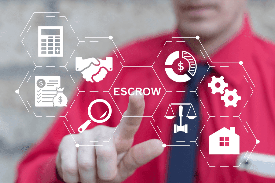 Escrow account representation