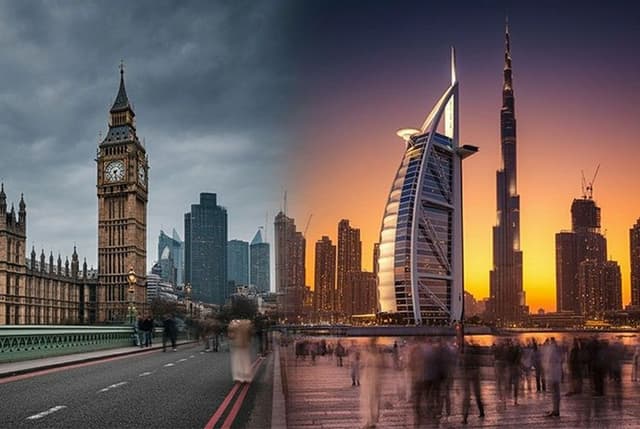 Dubai and London